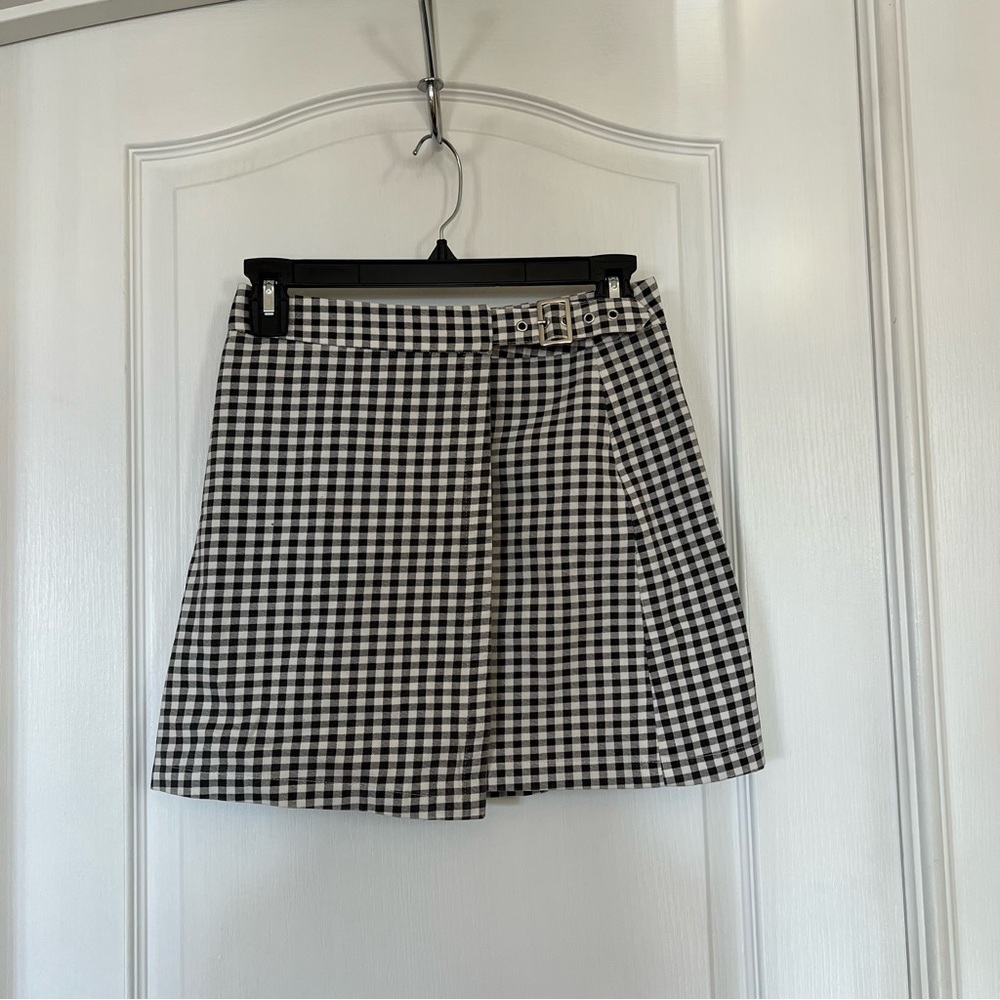 Checkered skirt